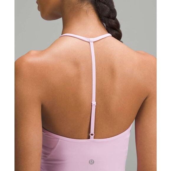 EUC Lululemon Align T-Strap Tank Top Vitapink Light Support Yoga Crop A/B Cup 2 - Picture 6 of 12